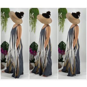 Pōʻalima Romper Boho Beach Cover-Up Wide Leg Adjustable Shoulder Strap One Size